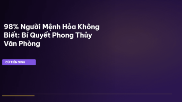 phong thủy văn phòng mệnh Hỏa