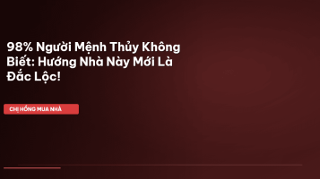 hướng nhà mệnh thủy