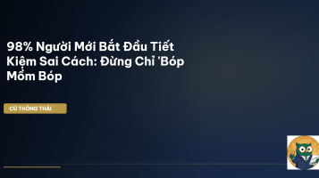 tiết kiệm tiền cho người mới bắt đầu
