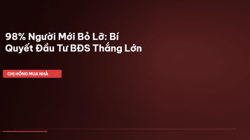 đầu tư BĐS cho người mới