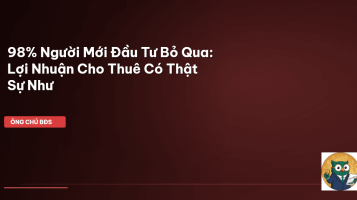 lợi nhuận đầu tư cho thuê