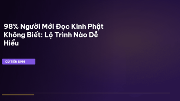 người mới đọc kinh Phật