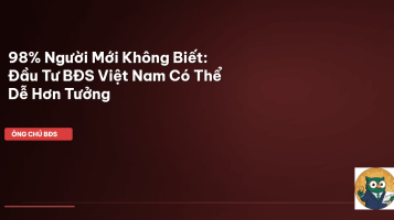 đầu tư bđs cho người mới