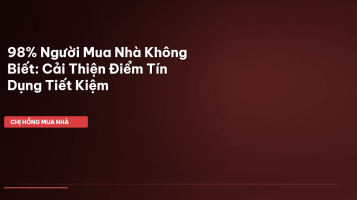 cải thiện điểm tín dụng