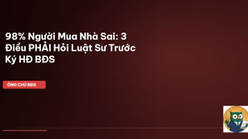 hỏi luật sư mua nhà