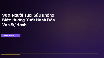 hướng xuất hành tuổi sửu