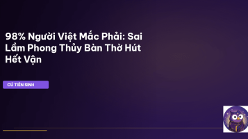 phong thủy bàn thờ