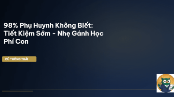 quỹ học vấn cho con