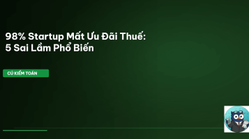 ưu đãi thuế startup