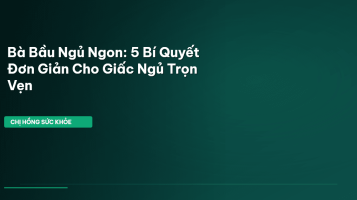 giấc ngủ phụ nữ mang thai
