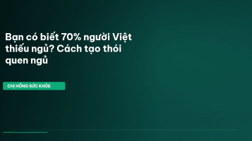 thói quen ngủ đúng giờ