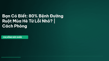 phòng ngừa bệnh đường ruột