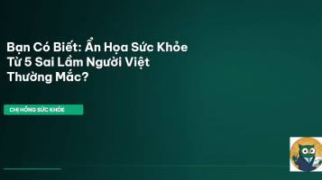 sai lầm sức khỏe