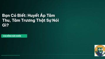 huyết áp tâm thu