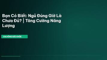 giấc ngủ chất lượng