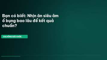 nhịn ăn siêu âm ổ bụng