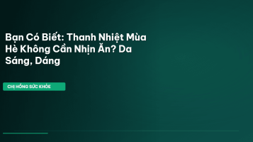 thực đơn thanh nhiệt