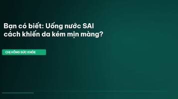 uống nước da căng mịn