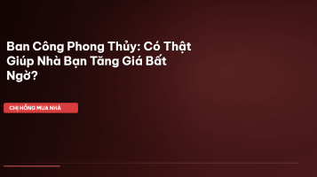 phong thủy ban công
