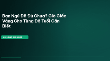 thời gian ngủ lý tưởng