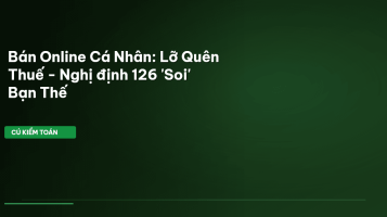 thuế bán hàng online