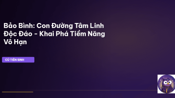 Bảo Bình tâm linh