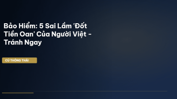 sai lầm bảo hiểm