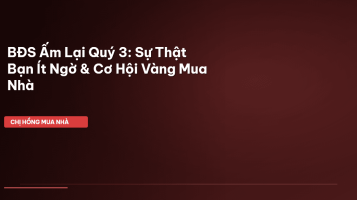 thị trường BĐS quý 3