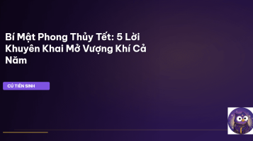 trang trí nhà cửa phong thủy tết