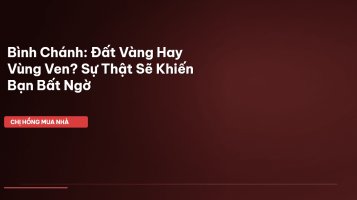 đất nền Bình Chánh