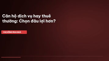 căn hộ dịch vụ