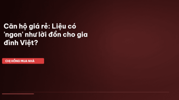 căn hộ giá rẻ