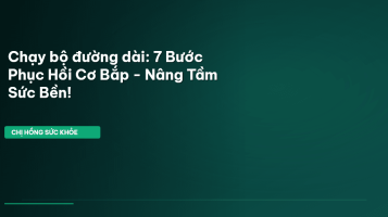 phục hồi cơ bắp sau chạy bộ