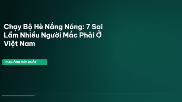chạy bộ nắng nóng