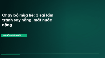 chạy bộ mùa hè