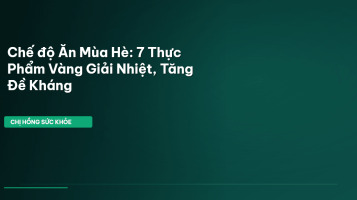 chế độ ăn mùa hè