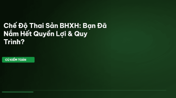 chế độ thai sản BHXH