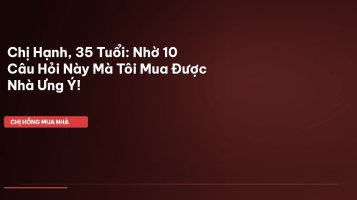 lần đầu mua nhà