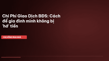 chi phí giao dịch bđs