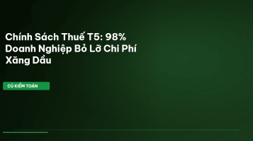chính sách thuế tháng 5