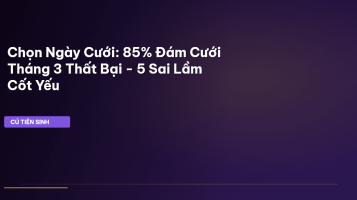 ngày cưới tốt xấu
