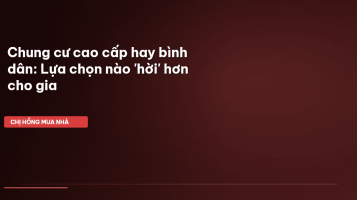 chung cư cao cấp