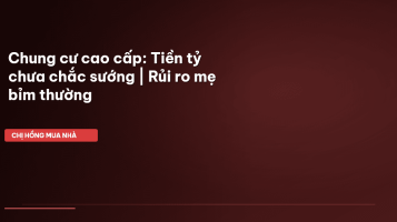 chung cư cao cấp
