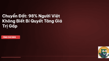 chuyển đất thổ cư
