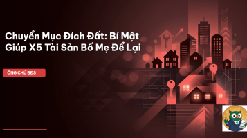 chuyển mục đích sử dụng đất