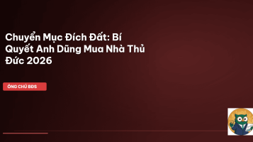 chuyển mục đích sử dụng đất