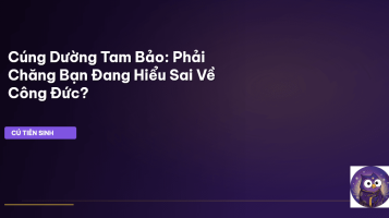 cúng dường Tam Bảo