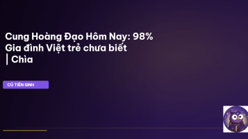 Cung Hoàng Đạo Hôm Nay