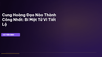 cung hoàng đạo thành công