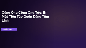 cúng ông công ông táo